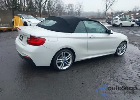 2016 BMW 228I xDrive z USA, uszkodzony, nr VIN WBA1L9C51GV325791